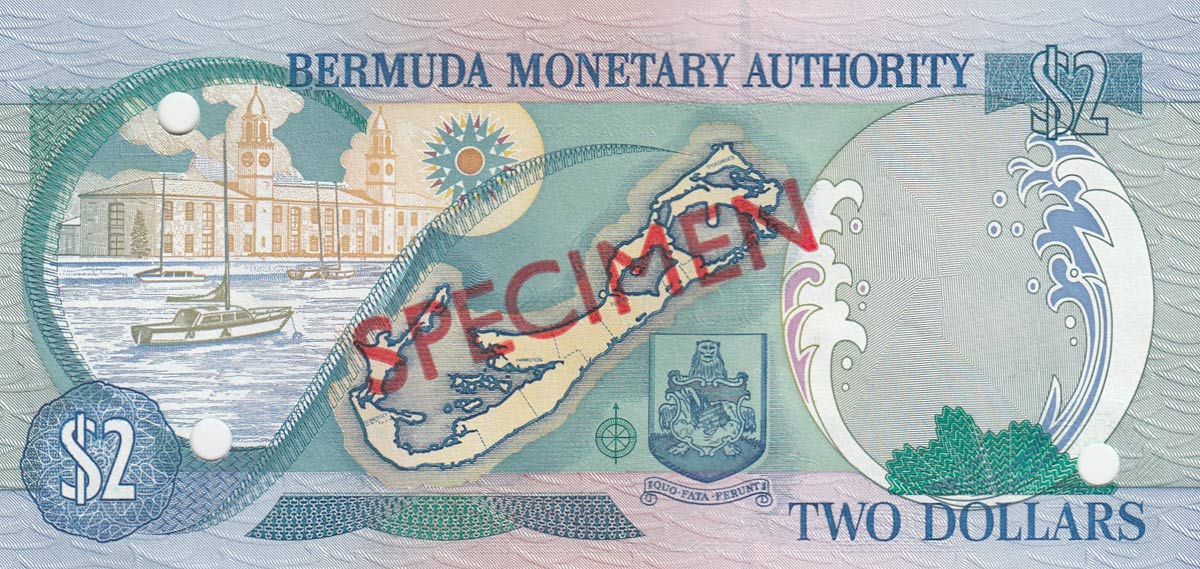 Bermuda 2 Dollars 2009 Unc P57
