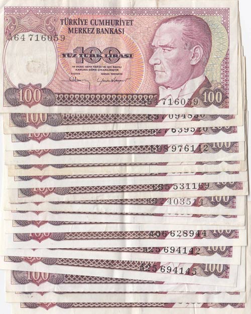 Turkey, 100 Lira, 1983-1984, XF / ... 