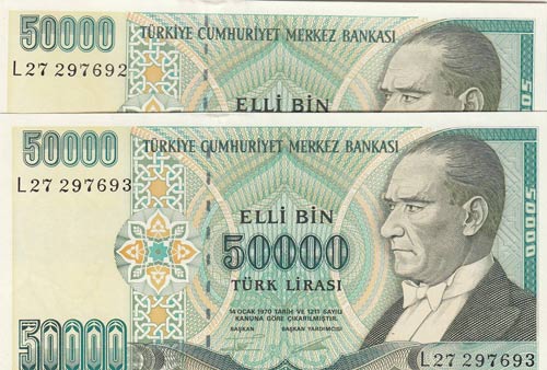 Turkey, 50.000 Lira, 1995, UNC, ... 