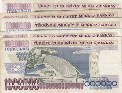 Turkey, 1.000.000 Lİra, 1995, VF ... 
