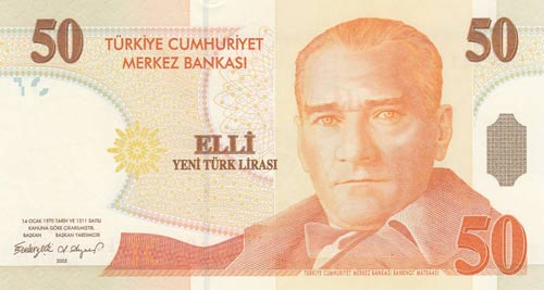 Turkey, 50 New Turkish Lira, 2005, ... 