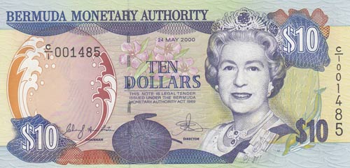 Bermuda, 10 Dollars, 2000, UNC, ... 