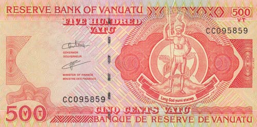 Vanuatu, 500 Vatu, 1993, UNC, p5b