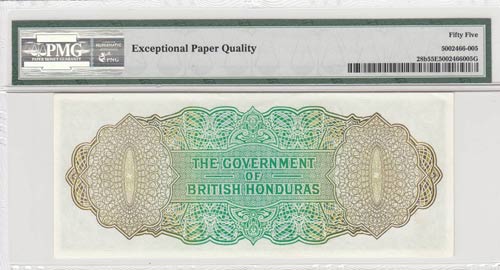 British Honduras, 1 Dollar, 1961, ... 