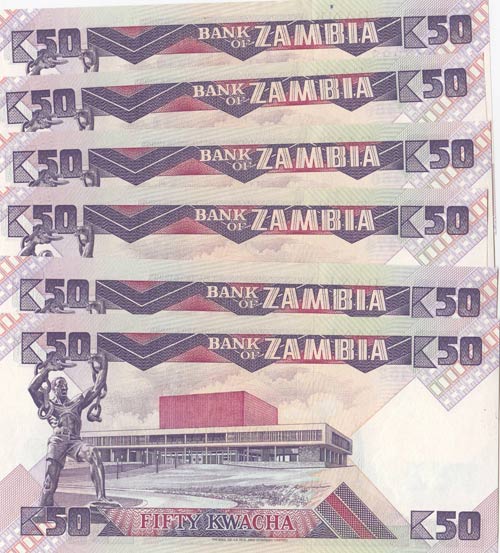 Zambia, 50 Kwacha, 1986-1988, UNC, ... 