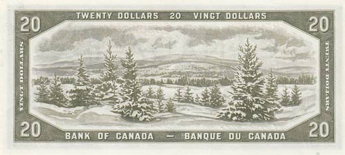 Canada, 20 Dollars, 1954, UNC (-), ... 