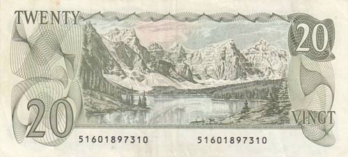 Canada, 20 Dollars, 1979, VF / XF, ... 