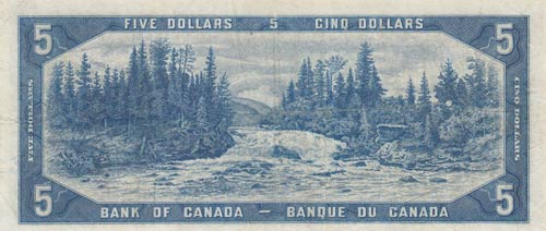 Canada, 5 Dollars, 1954, VF, p68a, ... 