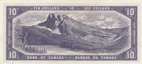 Canada, 10 Dollars, 1954, ... 