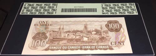 Canada, 100 Dollars, 1975, UNC, ... 