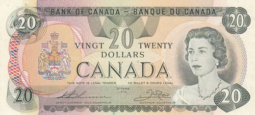 Canada, 20 Dollars, 1979, AUNC, ... 
