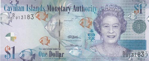 Cayman Islands, 1 Dollar, 2011, ... 