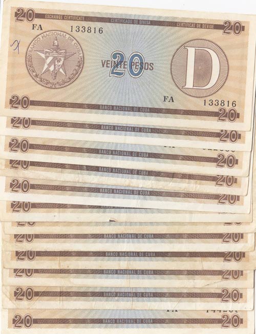 Cuba, 20 Pesos, 1985, VF / UNC (-) ... 