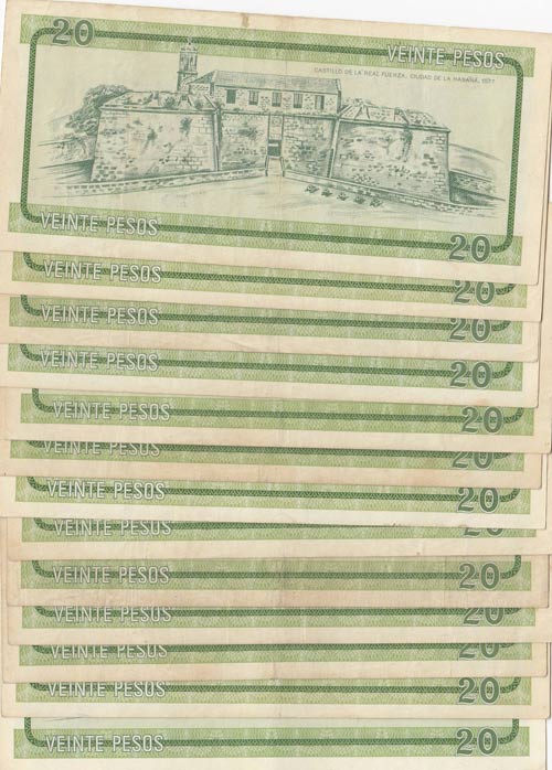 Cuba, 20 Pesos, 1985, VF / AUNC ... 