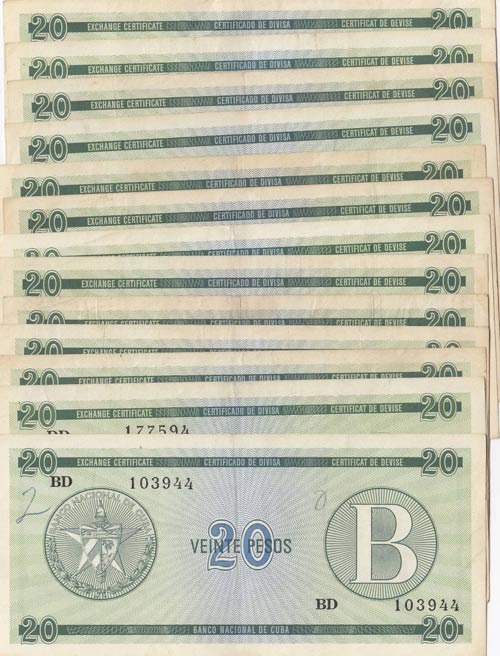 Cuba, 20 Pesos, 1985, VF / AUNC ... 