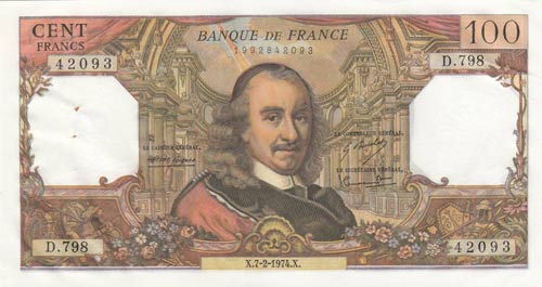 France, 100 Francs, 1944, AUNC, ... 