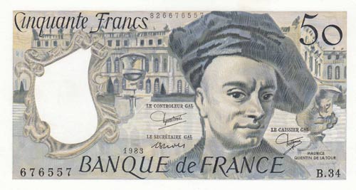 France, 50 Francs, 1983, UNC, p152b
