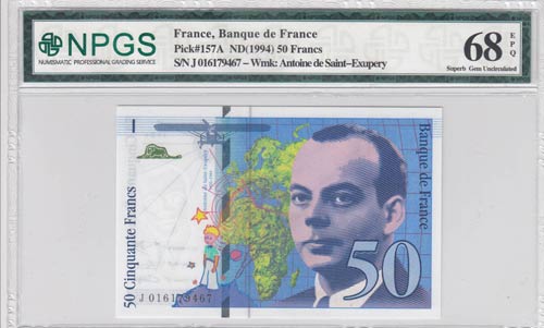 France, 50 Francs, 1994, UNC, ... 