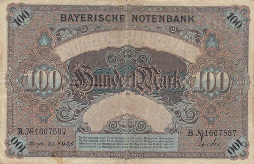 Germany, 100 Mark, 1900, VF (+), ... 