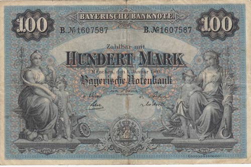 Germany, 100 Mark, 1900, VF (+), ... 