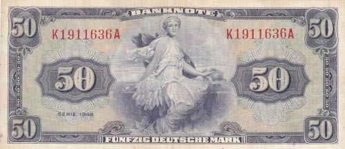Germany, 50 Mark, 1948, XF, p7