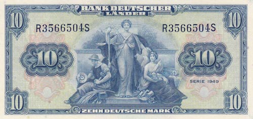 Germany, 10 Mark, 1949, UNC, p16