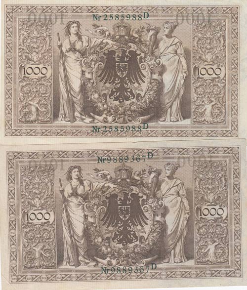 Germany, 1000 Mark, 1910, AUNC / ... 