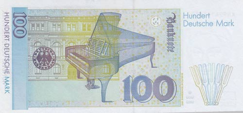 Germany, 100 Mark, 1996, AUNC, p46