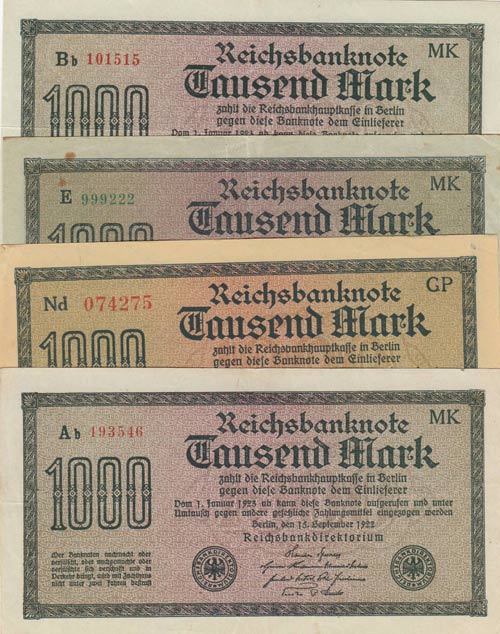 Germany, 1000 Mark, 1922, VF /XF, ... 