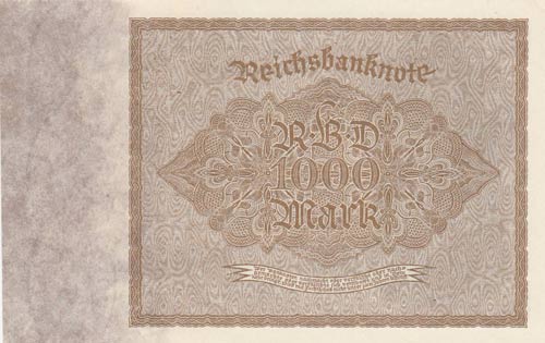 Germany, 1000 Mark, 1922, UNC, p82