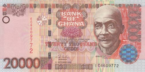 Ghana, 20.000 Cedis, 2002, UNC, ... 