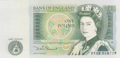 Great Britain, 1 Pound, 1970, UNC, ... 