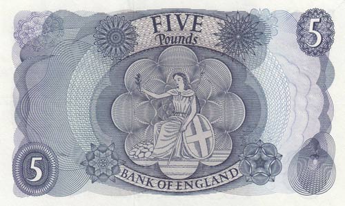 Great Britain, 5 Pounds, 1963, ... 
