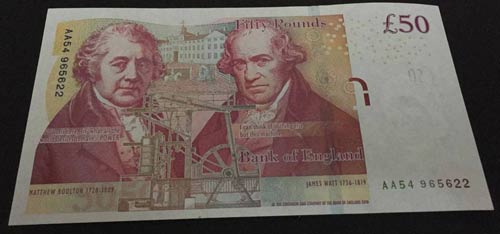 Great Britain, 50 Pounds, 2011, ... 