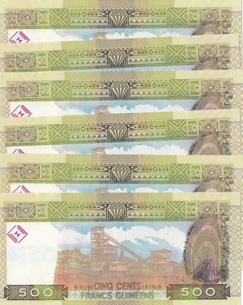 Guinee, 500 Francs Guinees, 1960, ... 