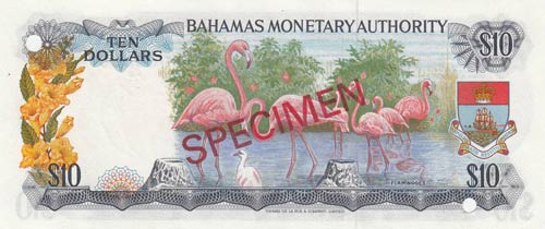 Bahamas, 10 Dollars, 1968, UNC, ... 