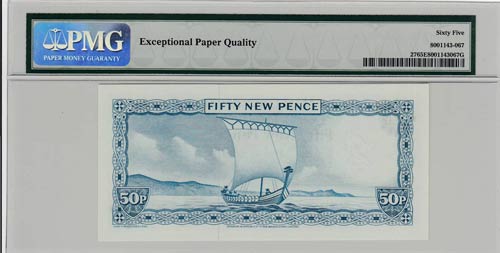 Isle of Man, 50 New Pence, 1969, ... 