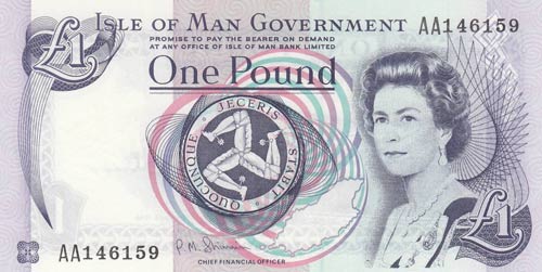 Isle Of Man, 1 Pound, 1972, UNC, ... 