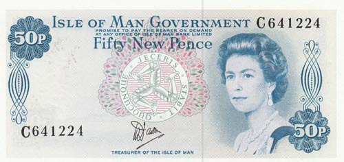 Isle Of Man, 50 New Pence, 1979, ... 