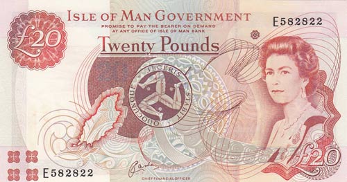 Isle of Man, 20 Pounds, 1983, UNC, ... 