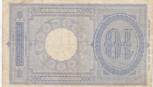 Italy, 10 Lire, 1888-1925, VF (+), ... 