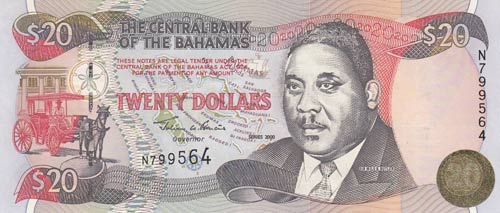 Bahamas, 20 Dollars, 2000, UNC, ... 