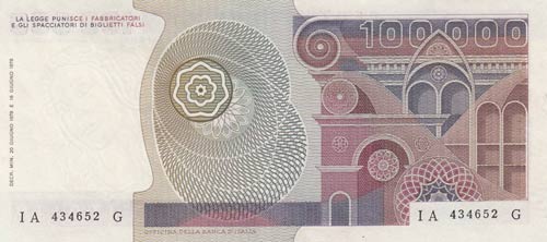 Italy, 100.000 Lire, 1978, AUNC ... 