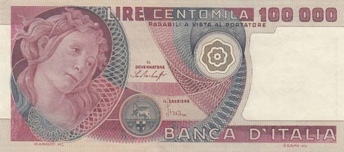 Italy, 100.000 Lire, 1978, AUNC ... 