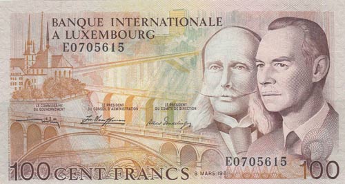 Luxembourg, 100 Francs, 1981, UNC, ... 