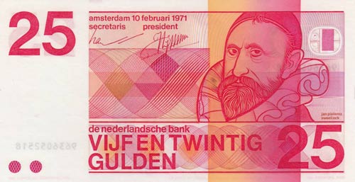 Netherlands, 25 Gulden, 1971, UNC, ... 