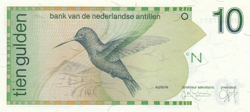 Netherlands Antilles, 10 Gulden, ... 