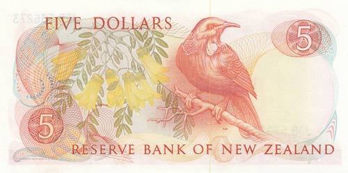 New Zealand, 5 Dollars, 1985, UNC, ... 