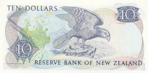 New Zealand, 10 Dollars, 1989, ... 