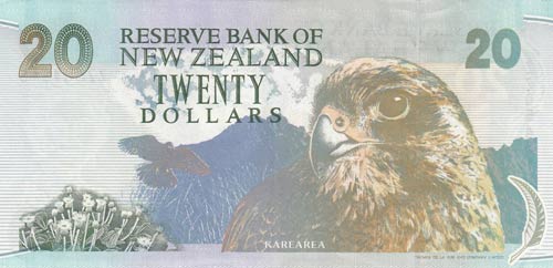 New Zealand, 20 Dollars, 1994, ... 
